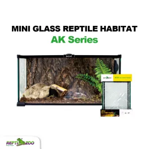 REPTIZOO Mini Glass Reptile Habitat AK Series