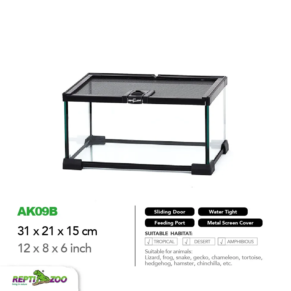 REPTIZOO Mini Glass Reptile Habitat AK Series
