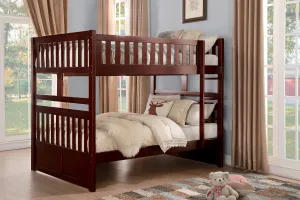 Rowe Cherry Full/Full Bunk Bed