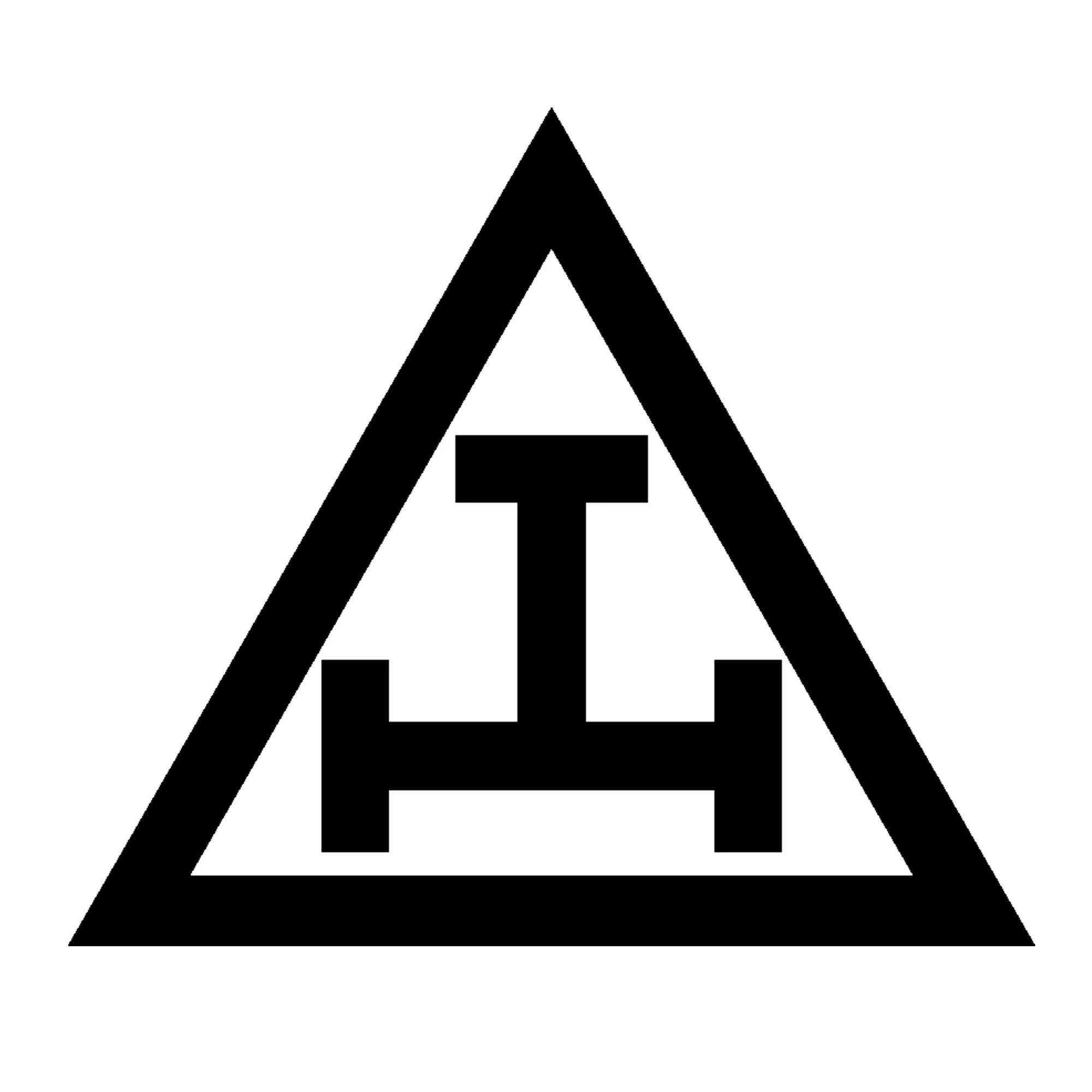 Royal Arch Chapter Clock - Frameless Design