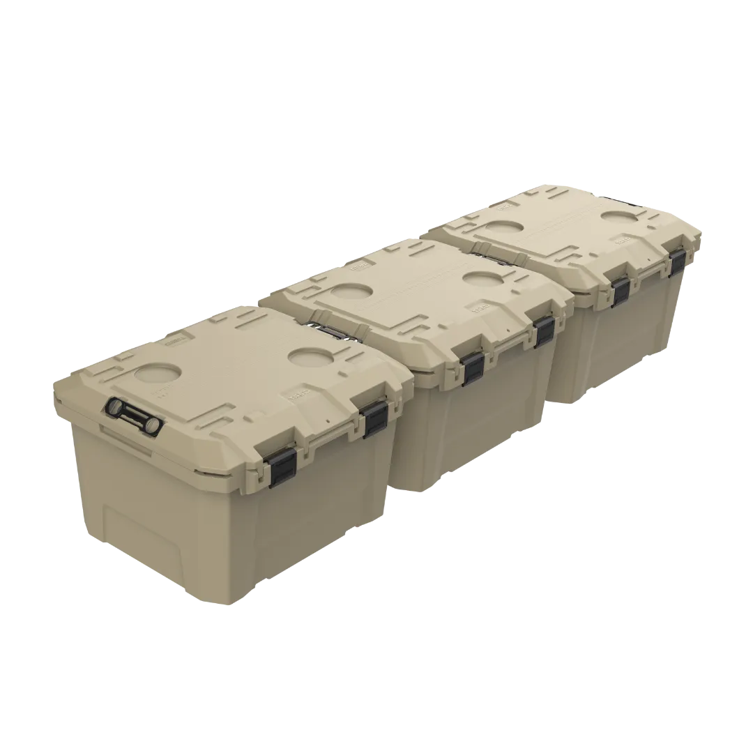 Set of 3 TRED Storage Boxes 65L