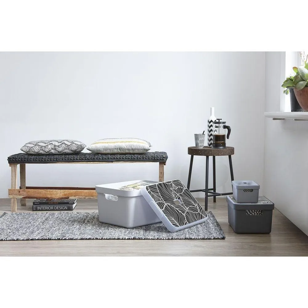 Sigma Home 24L & 32L Lid Black Leaf