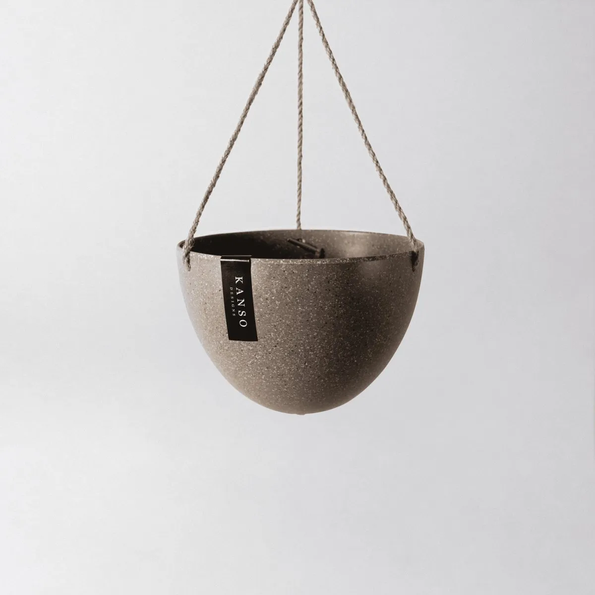 Signature Stone Hanging Planter Pot 8 Inch (Round Bottom)