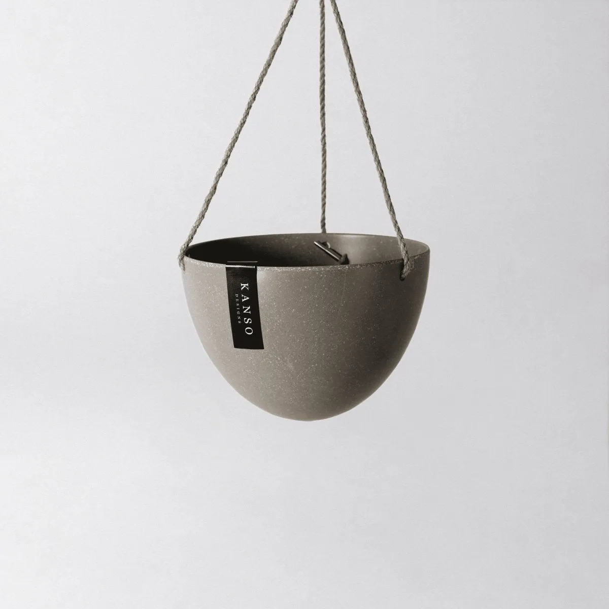 Signature Stone Hanging Planter Pot 8 Inch (Round Bottom)