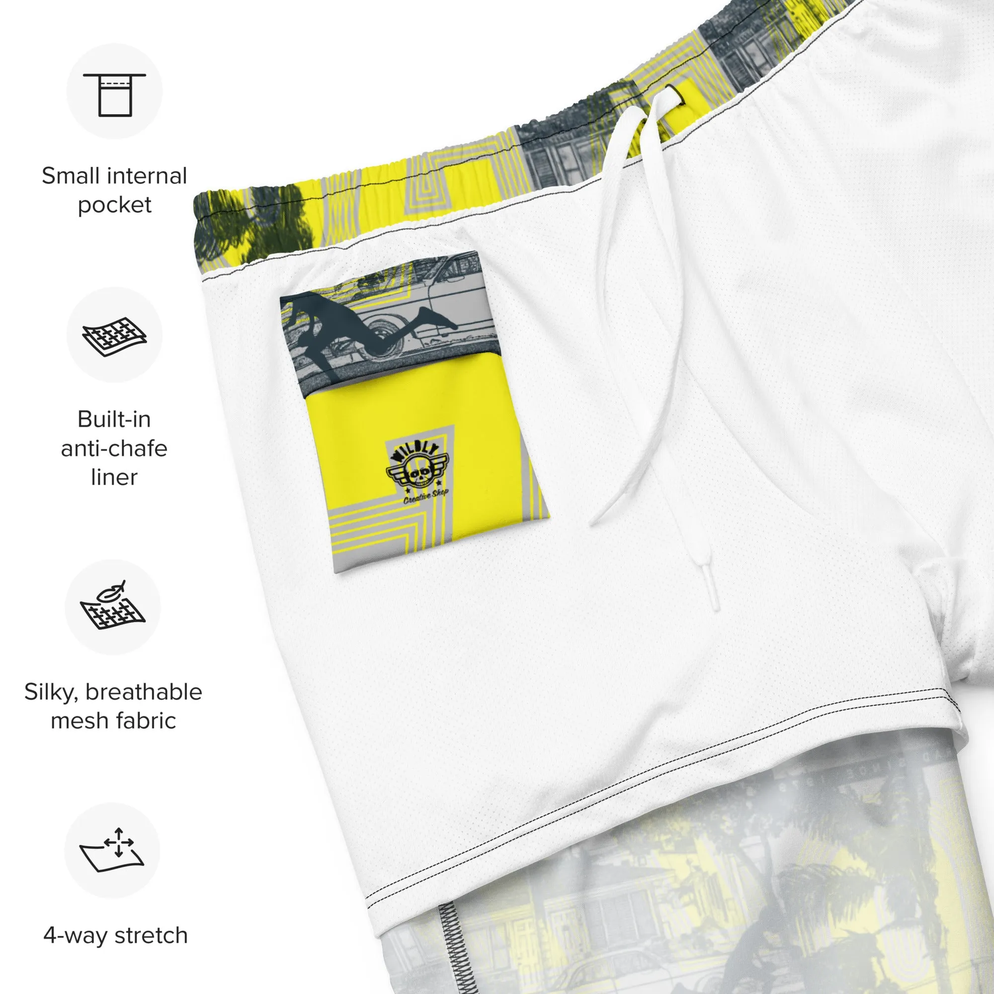 Skate Rad Since 1979 Men's swim trunks