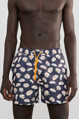 Skwosh Club MENS DAISY BABY SWIM SHORTS - DAISY PRINT