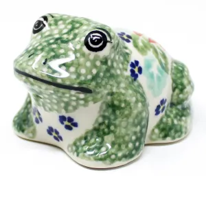 Sm Garden Frog-Miniature in Dahlia