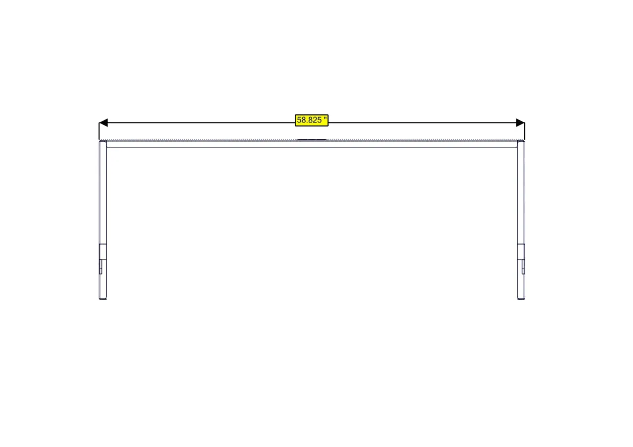 Sofa Storage Box, 58", Deep