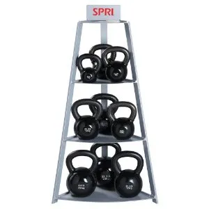 SPRI Excercise KETTLEBELL STUDIO RACK