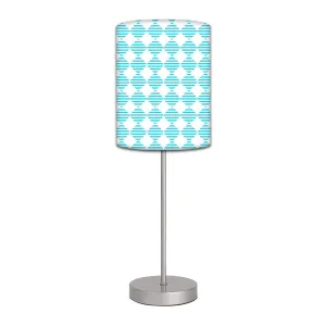 Stainless Steel Table Lamp For Living Room Bedroom -   Dimond With Strips