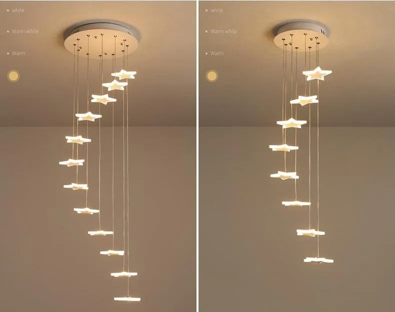 Starlight - Hanging Star Chandelier