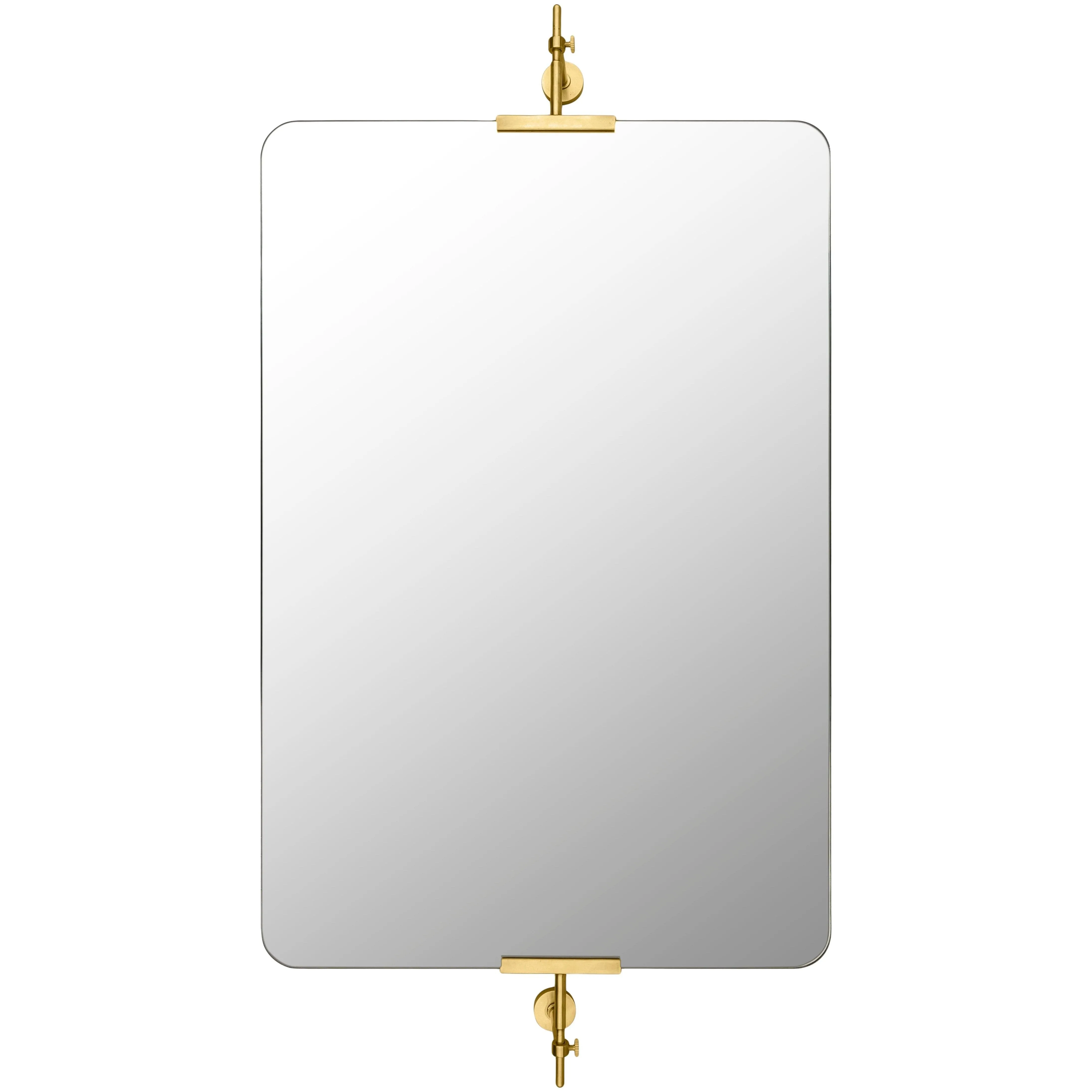 SURYA - Anastasya Gold Rectangle Wall Mirror