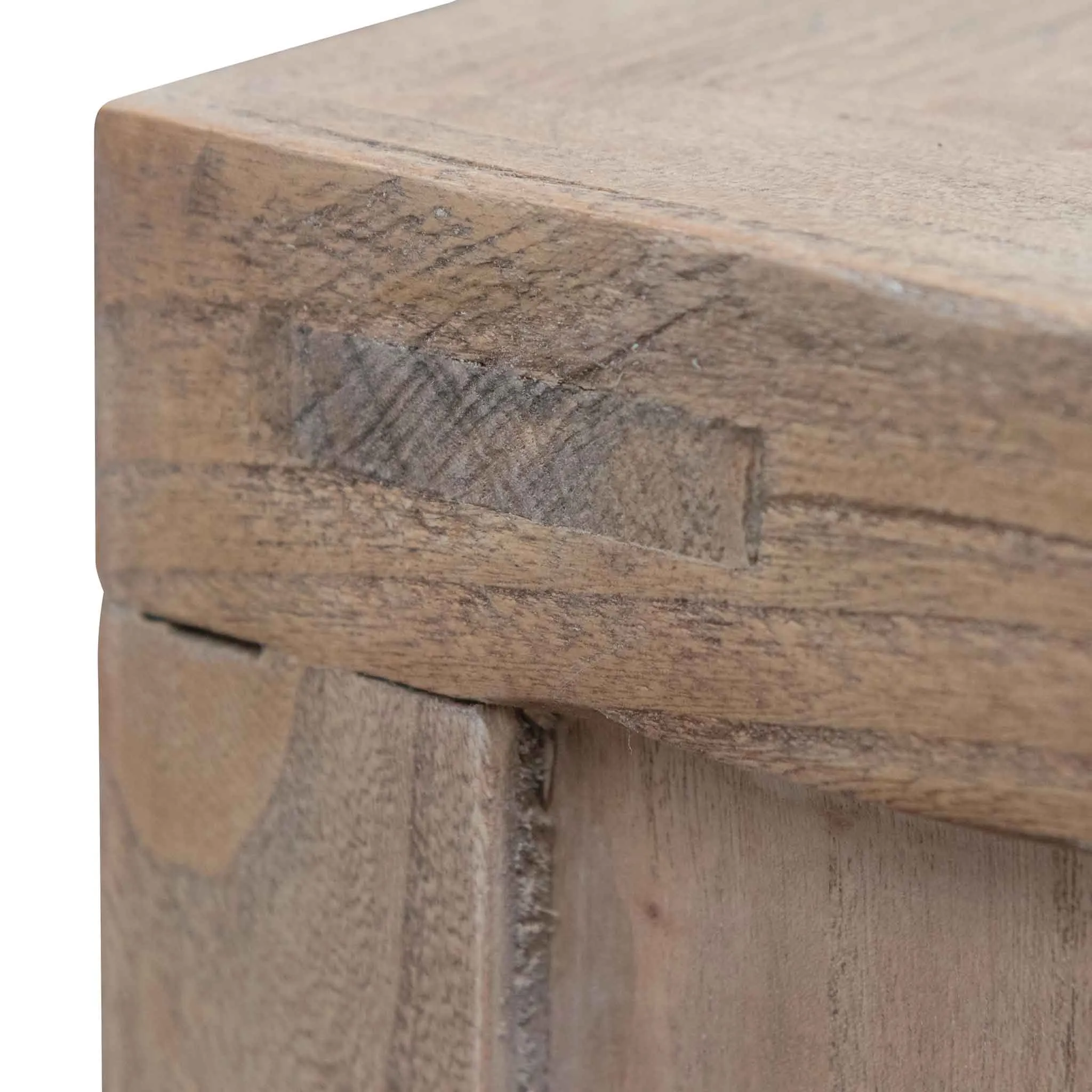 Tapia 2m TV Entertainment Unit - Natural with Rattan Doors