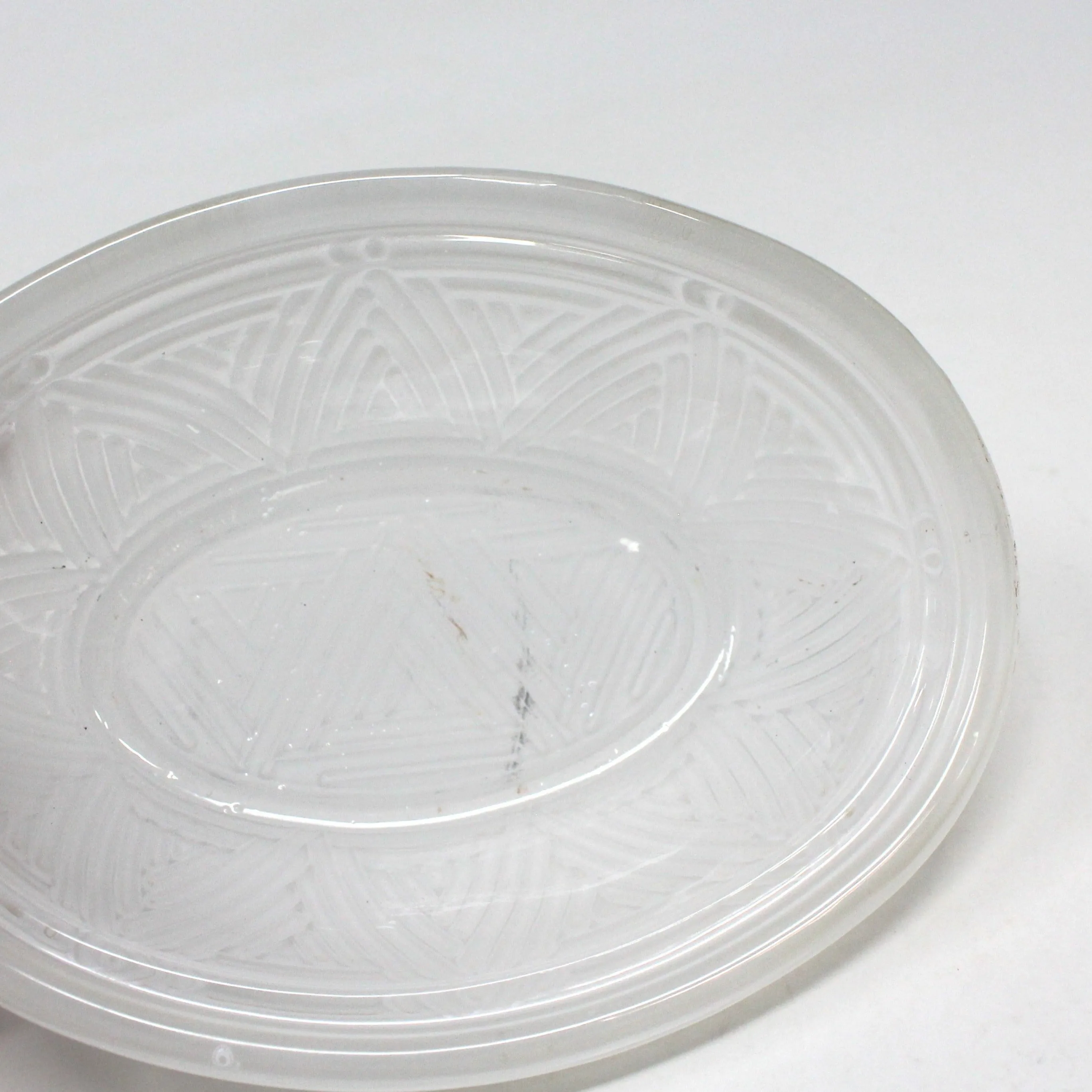 Trinket Box, Figural Bunny Rabbit in Nest, Glass