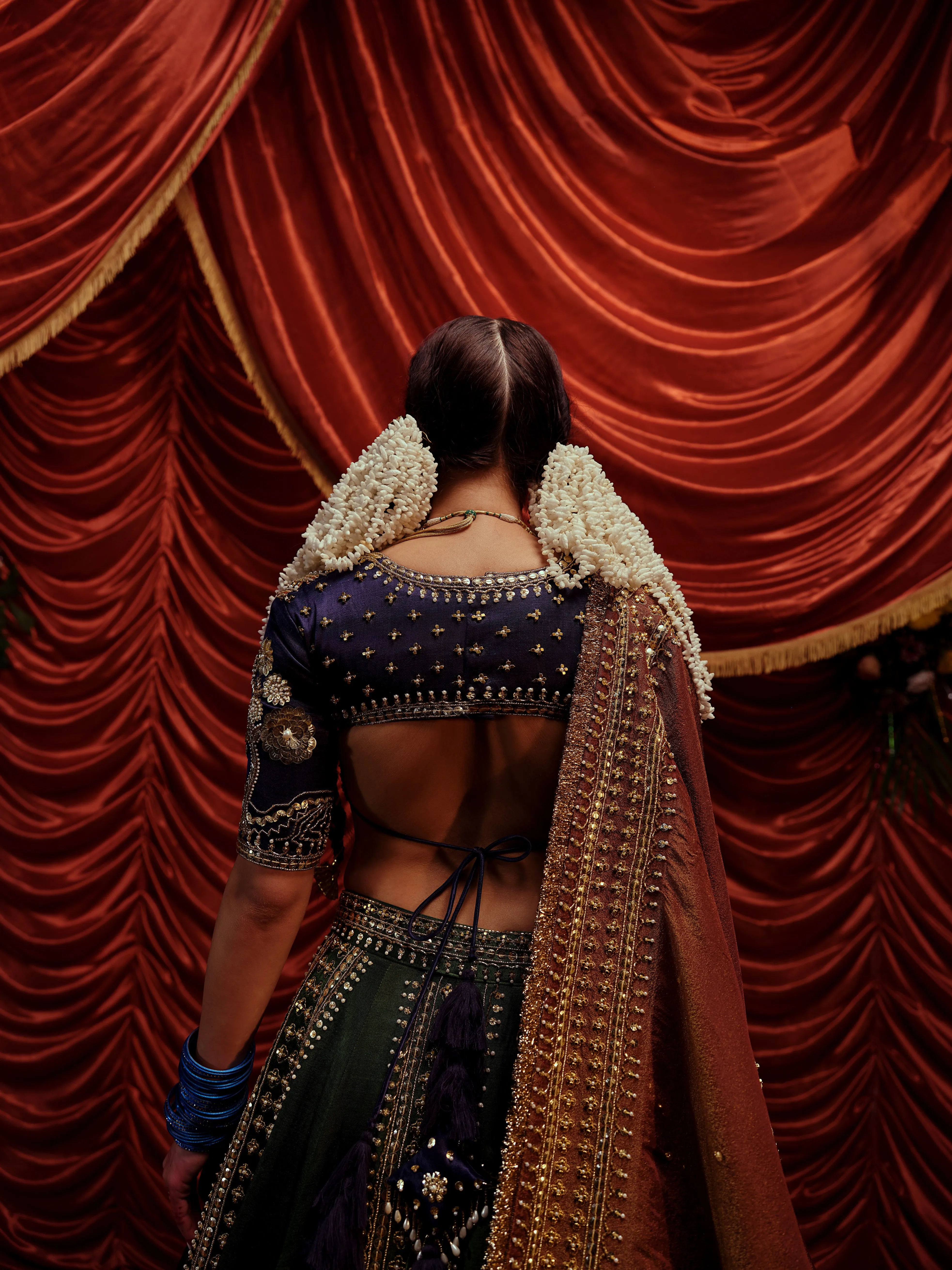 Unique 3 piece lehenga set