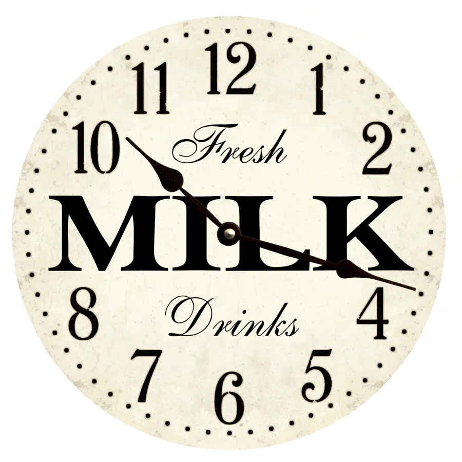 Unique Milk Clock - Perfect Kitchen Decor
