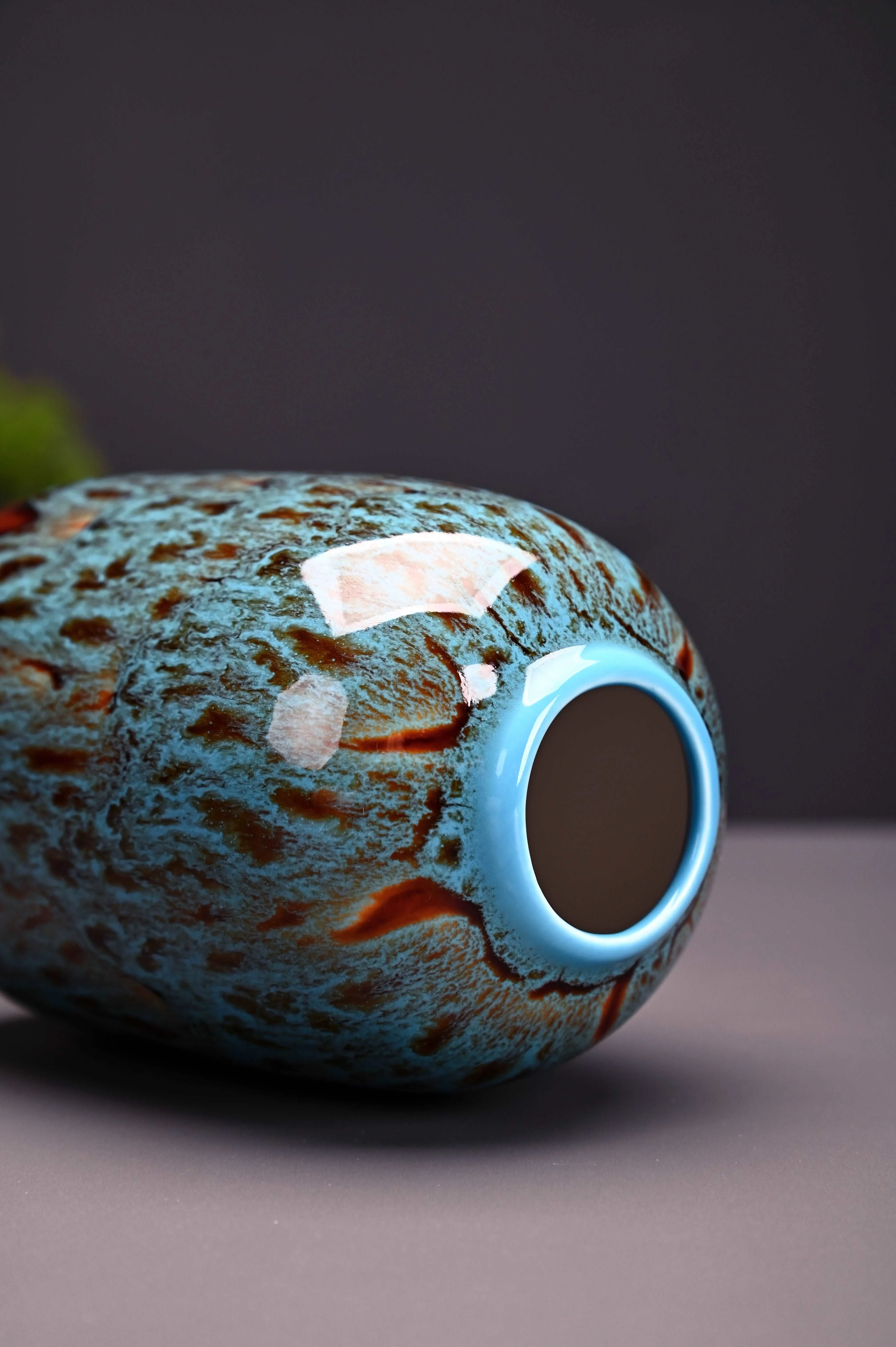 Warmth and Comfort in Every Detail: Handcrafted Ceramic Vase ( Set of 1 )