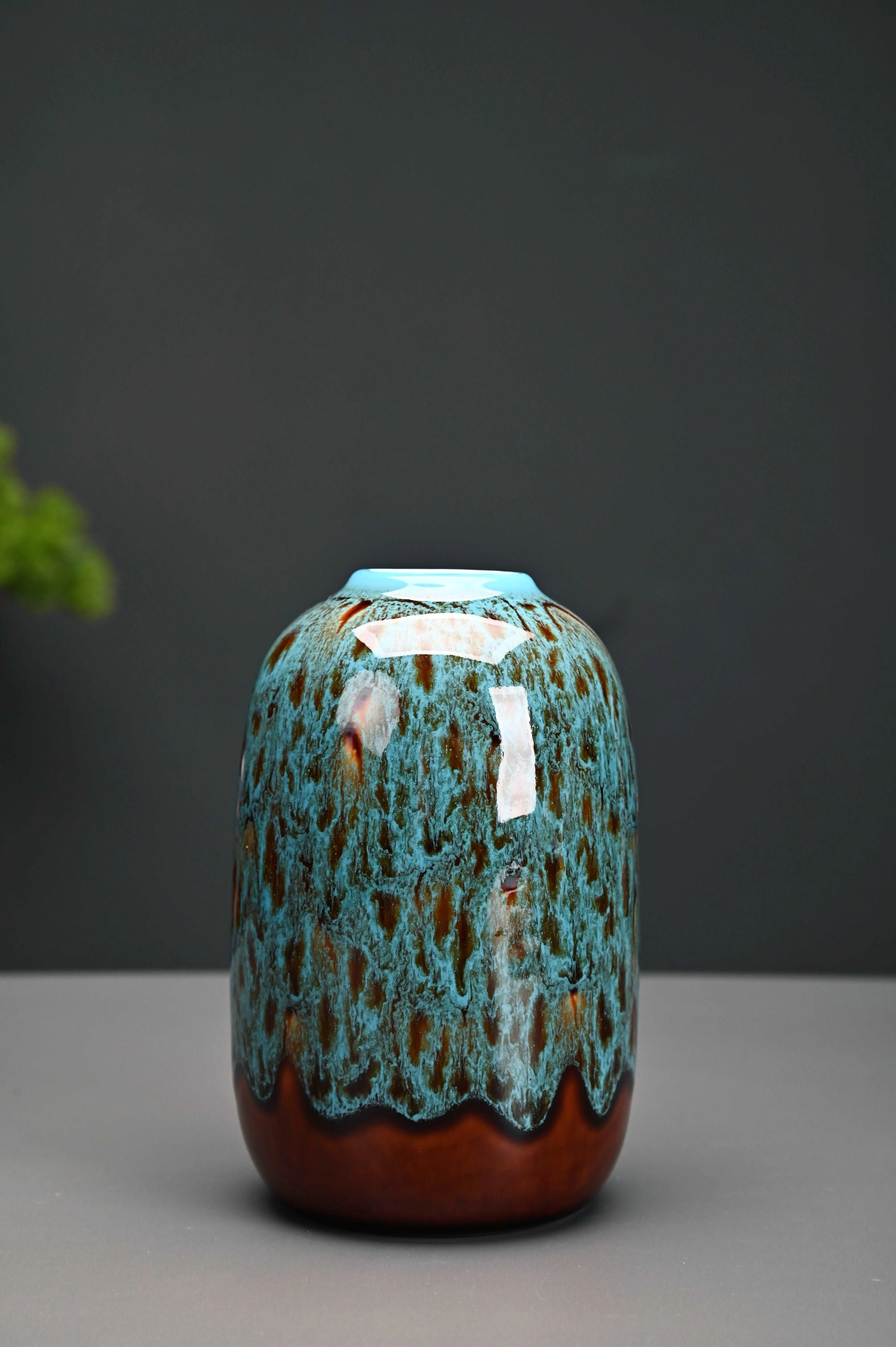 Warmth and Comfort in Every Detail: Handcrafted Ceramic Vase ( Set of 1 )