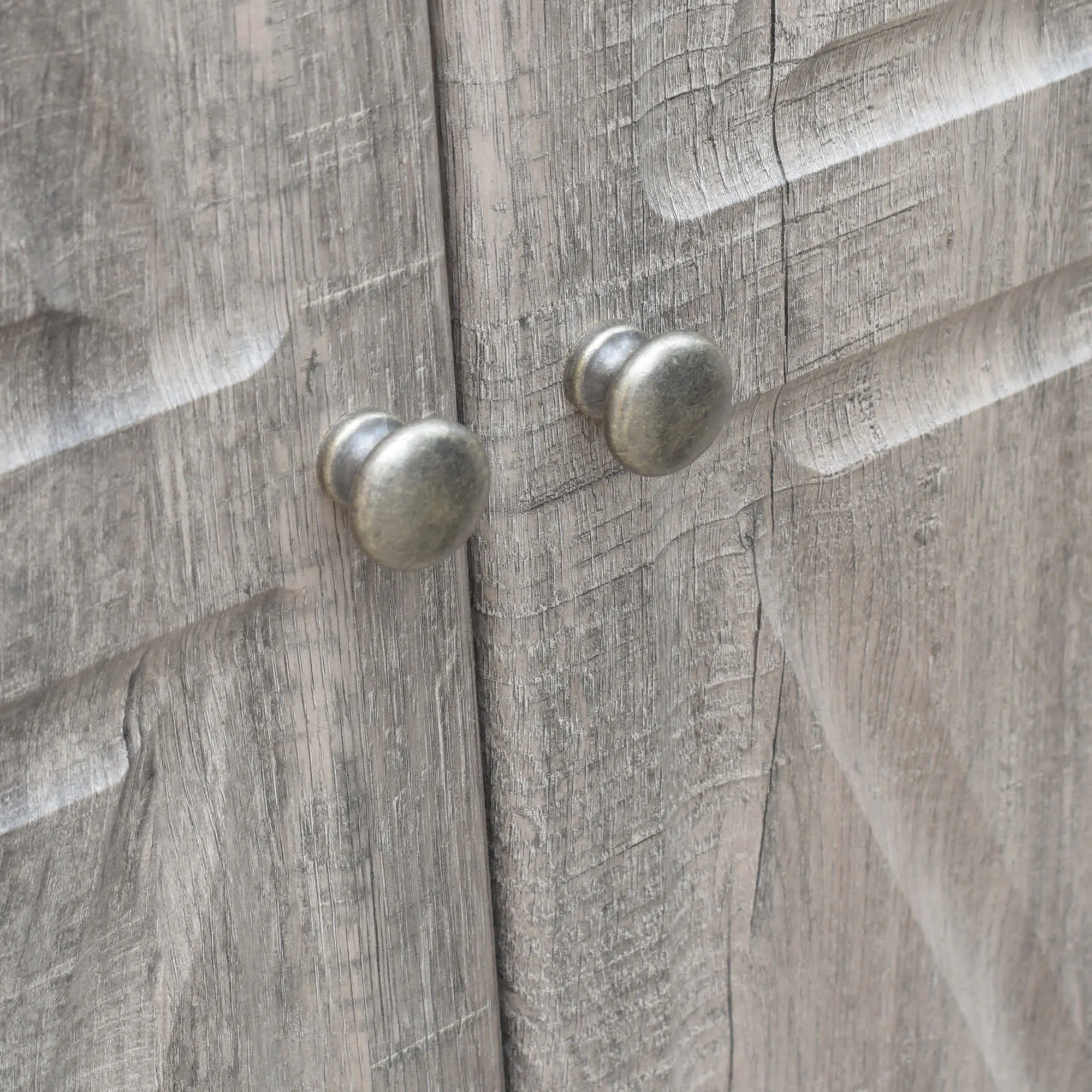 Westwood Bristle Dartboard and 84-in Free-Standing Cabinet - Rustic Gray