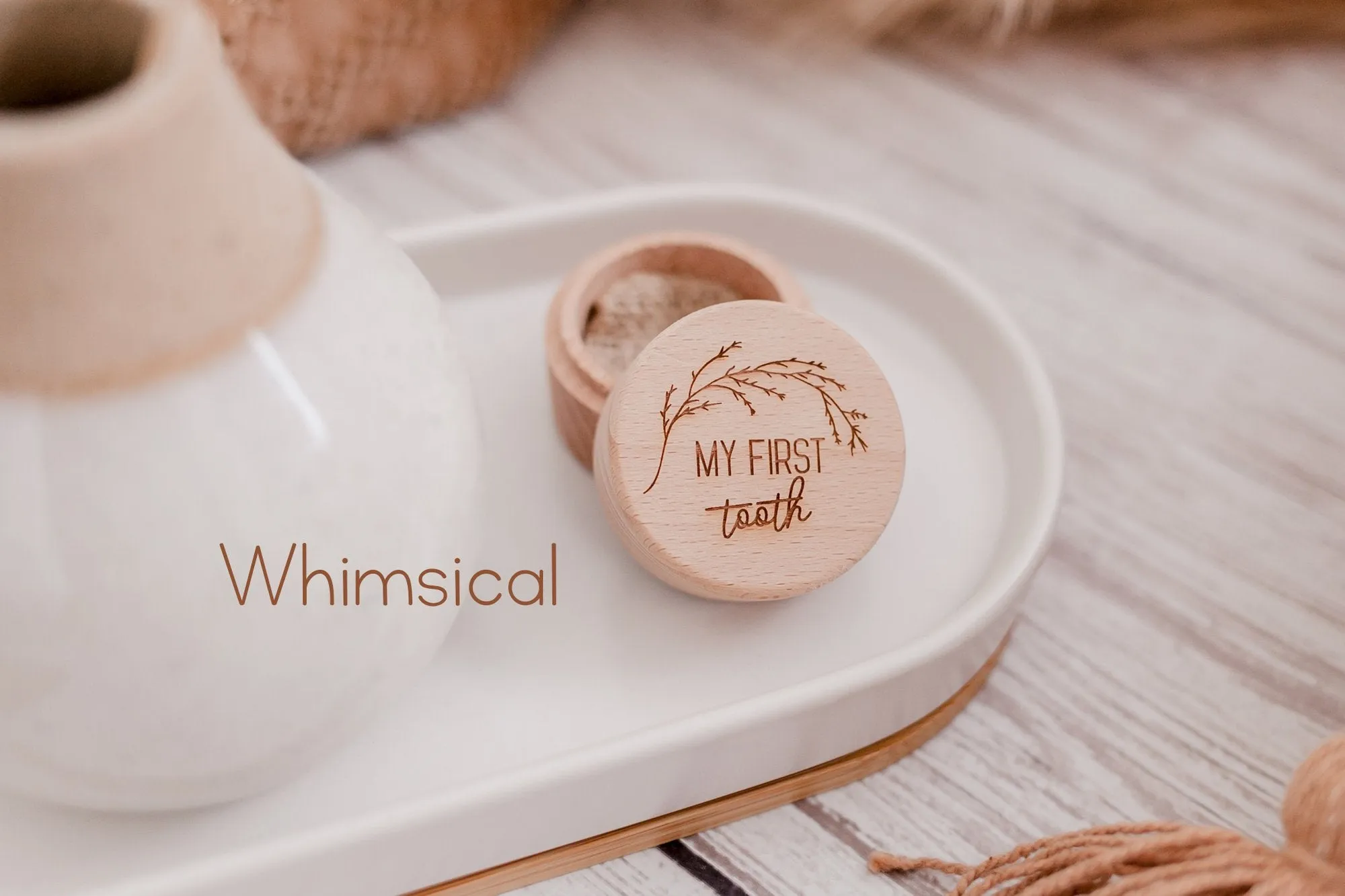 Wooden Keepsake Box Set - Whimsical