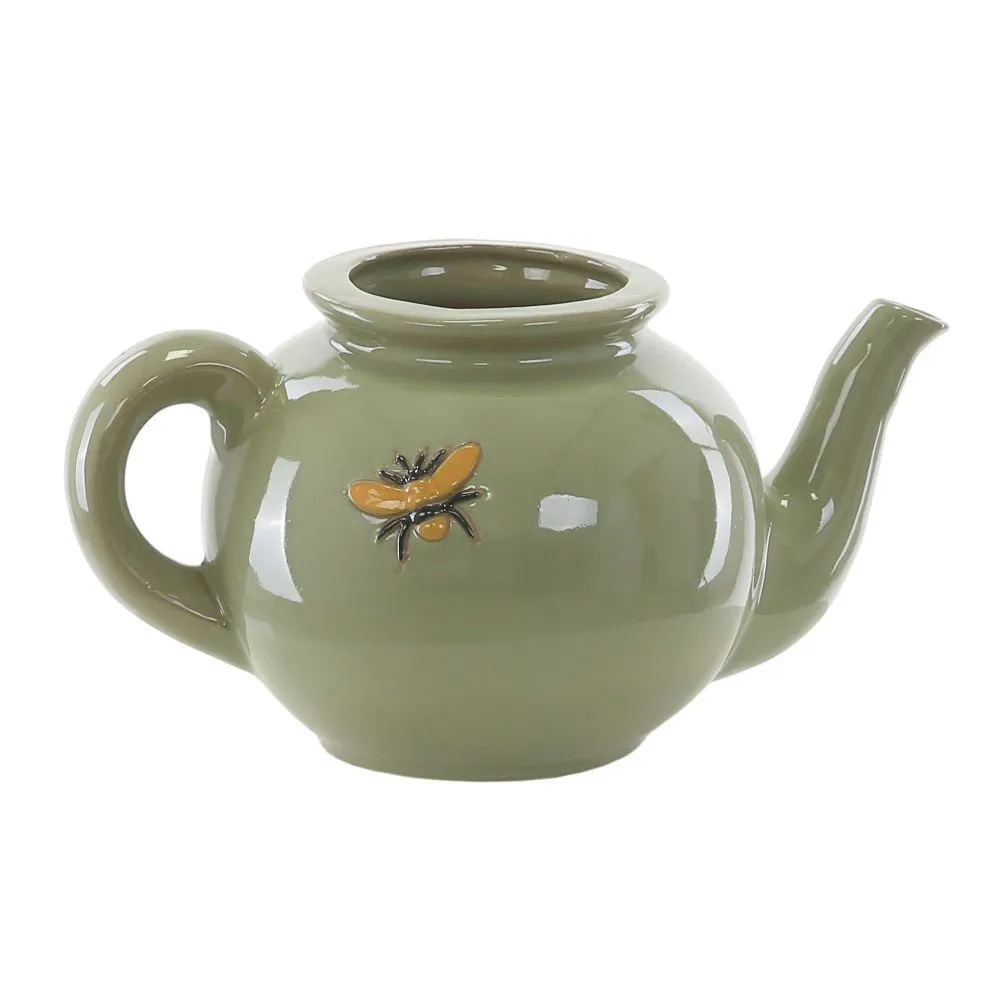 Woodlodge 15cm Green Teapot Wall Planter