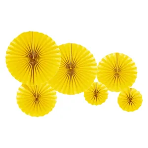 Yellow Decoration Fans