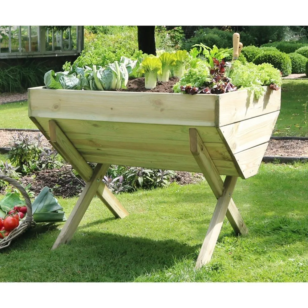 Zest 4 Leisure 1m Wooden Vegetable Bed