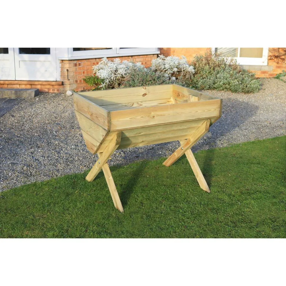 Zest 4 Leisure 1m Wooden Vegetable Bed