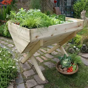 Zest 4 Leisure 1m Wooden Vegetable Bed
