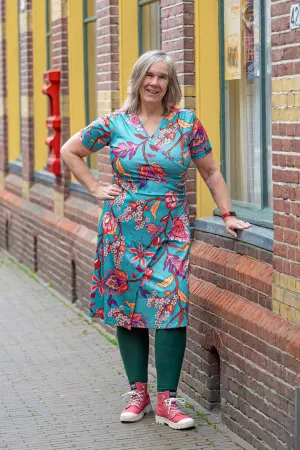 Zoe jurk -korte mouw- artistic kyoto