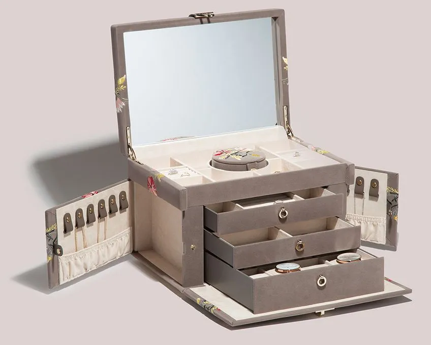 Zoe Large Jewelry Box (Mink)